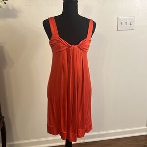 Diane von Furstenberg Rust Orange Dress, sz 8